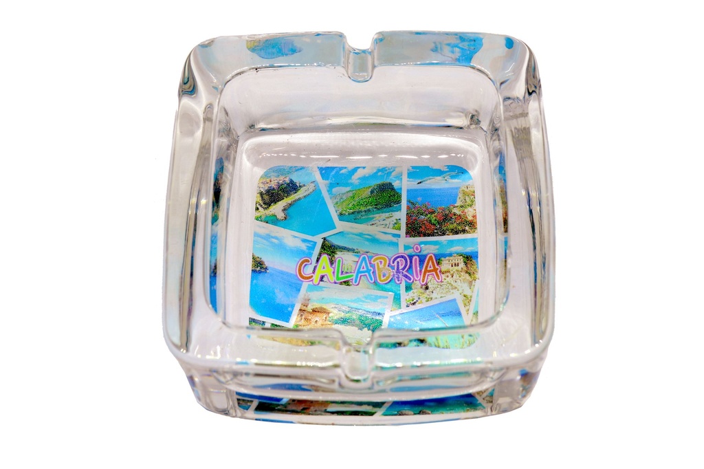 POSACENERE VETRO QUADRATO DA PERS. 9.2x9.2 CM 