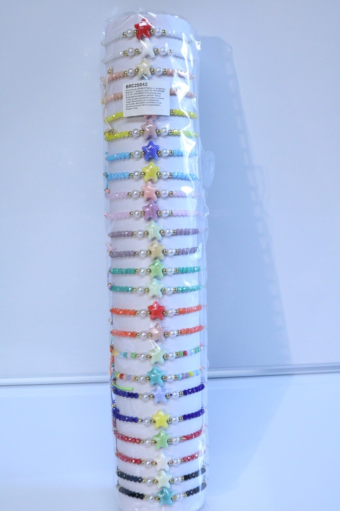 BRACCIALE PERLINE E CERAMICA