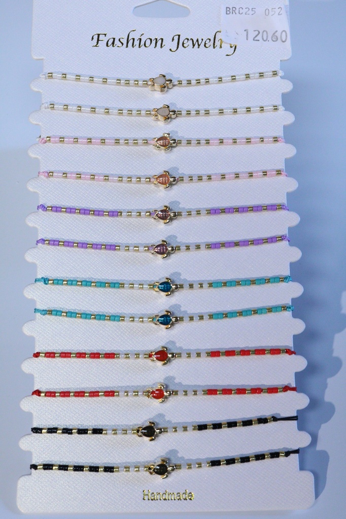 BRACCIALE PERLINE E METALLO