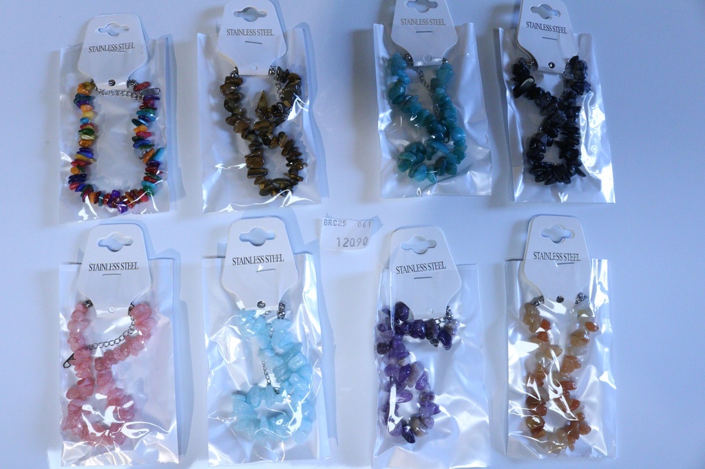 BRACCIALI PIETRA DURA 10 MOD. ASS.