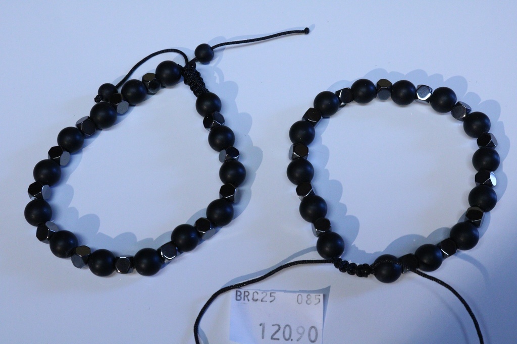 BRACCIALE LAVA STONE E EMATITE