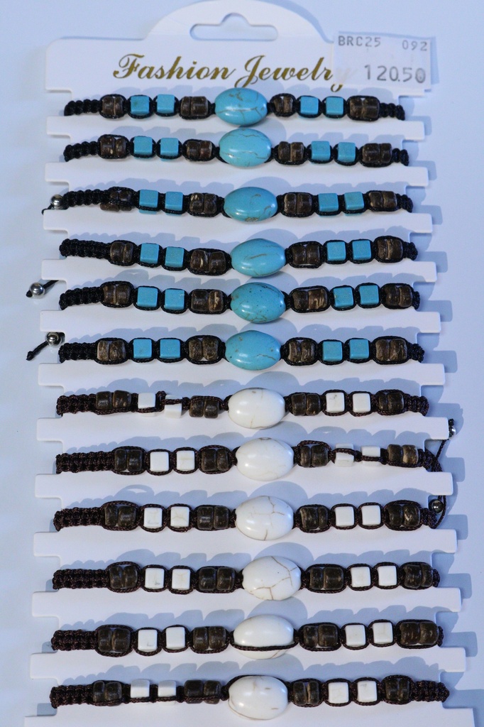 BRACCIALE COCCO E RESINA