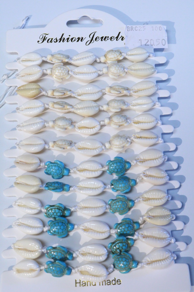 BRACCIALE CONCHIGLIA E RESINA