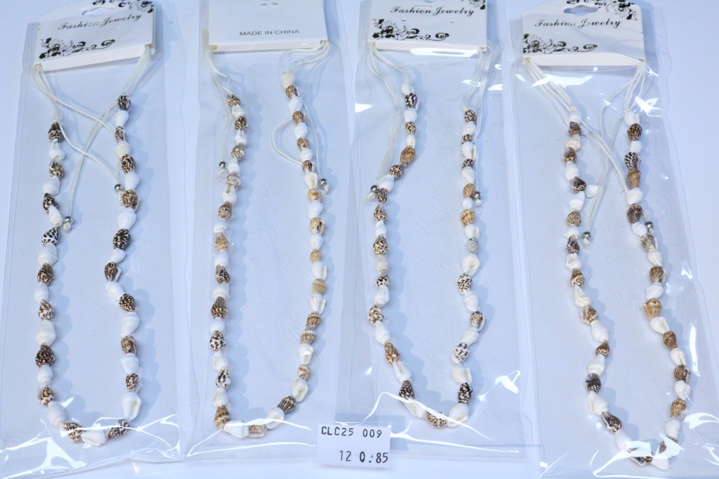 COLLANA CORDA E CONCHIGLIA