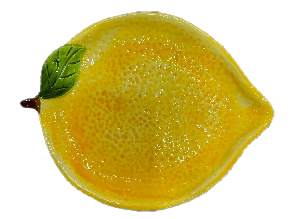 PIATTINO CERAMICA LIMONE
