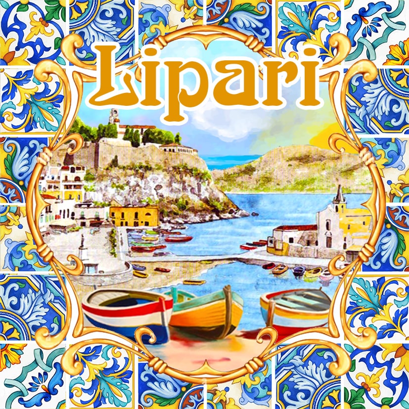 MAGNETE IN MELAMINE LIPARI QUADRATO