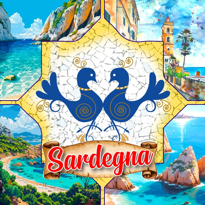 MAGNETE IN MELAMINE SARDEGNA QUADRATO