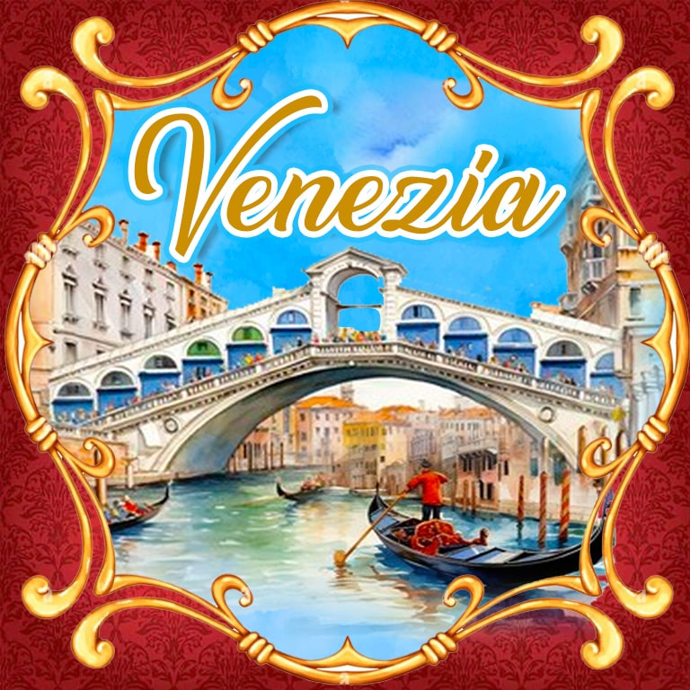MAGNETE IN MELAMINE VENEZIA QUADRATO