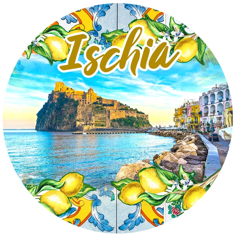MAGNETE IN MELAMINE ISCHIA TONDO
