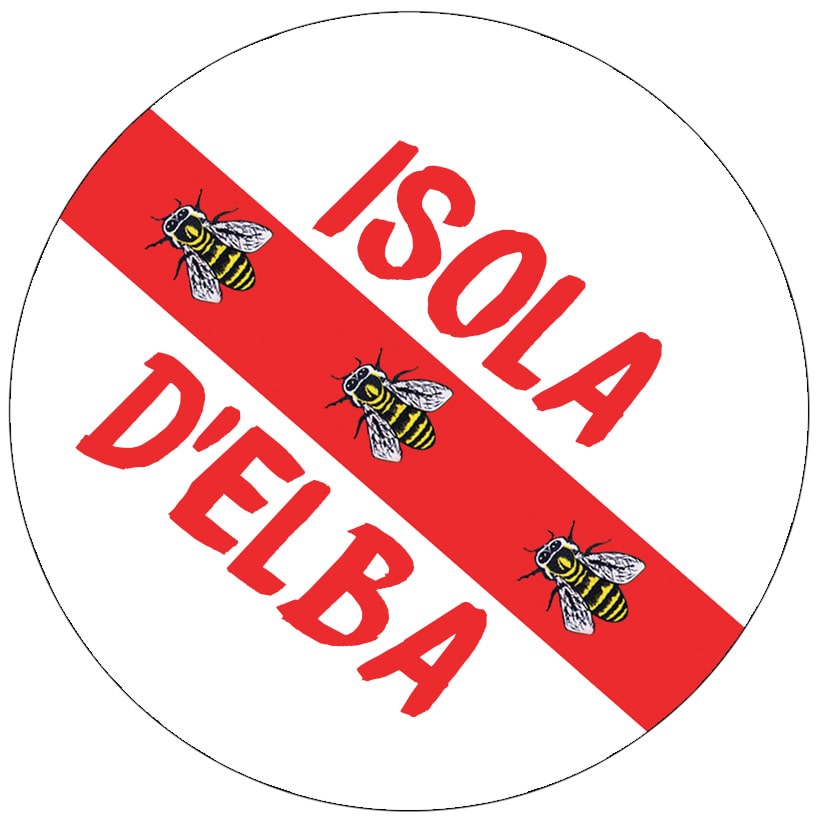 MAGNETE IN MELAMINE IS. D'ELBA 3 API TONDO