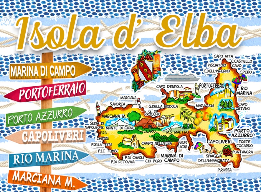 MAGNETE IN MELAMINE IS. D'ELBA RETTANGOLARE