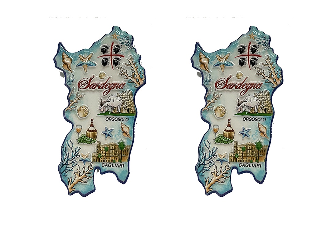 MAGNETE RESINA CORALLO SARDEGNA