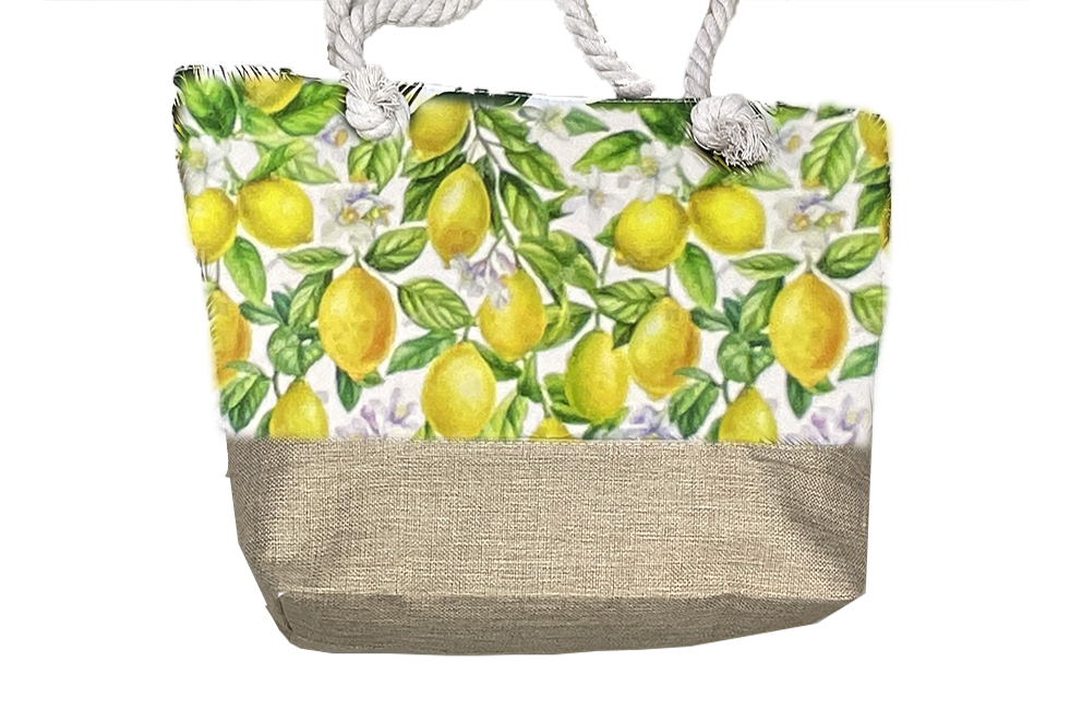 BORSA STOFFA LIMONI 50*36*13 CM
