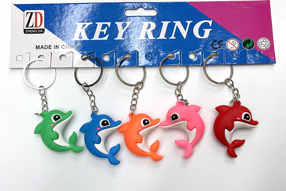 PORTACHIAVE PLASTICA DELFINO COL ASS