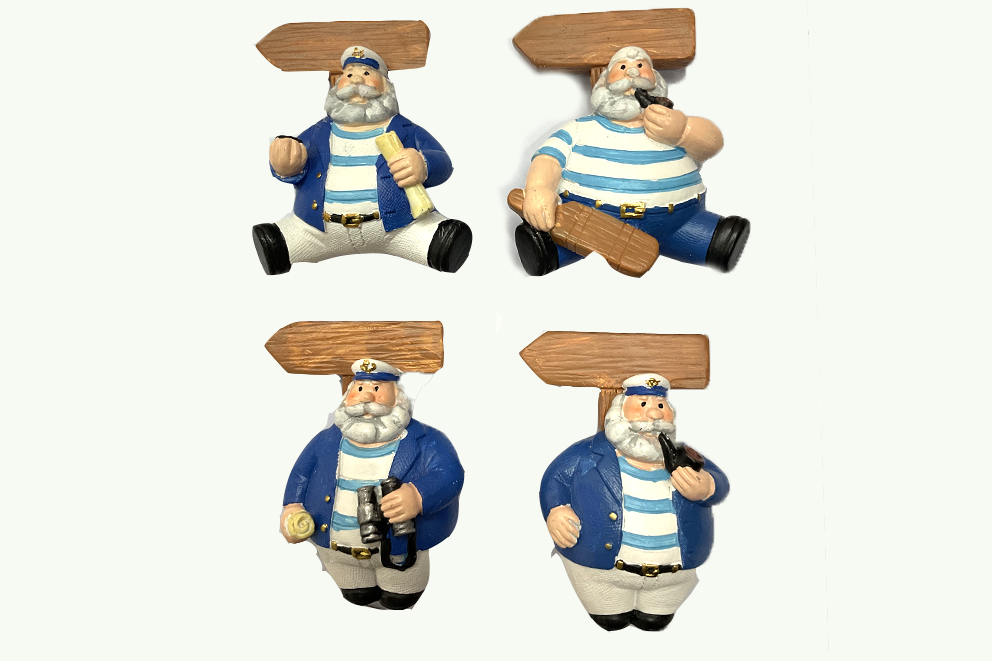MAGNETE RESINA MARINAIO 4 MOD ASS
