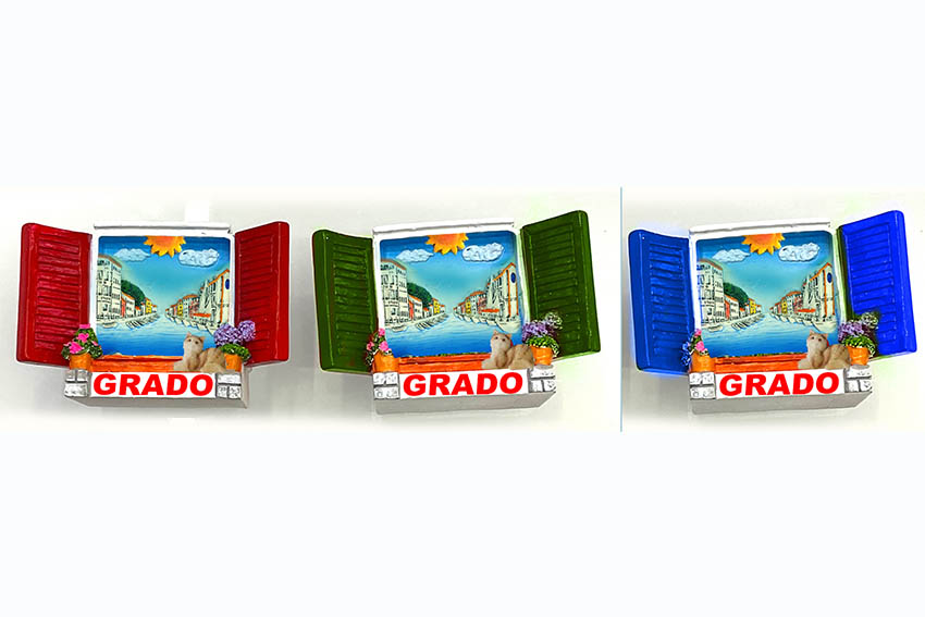 MAGNETE RESINA GRADO FINESTRE CON VISTA 3 COL ASS