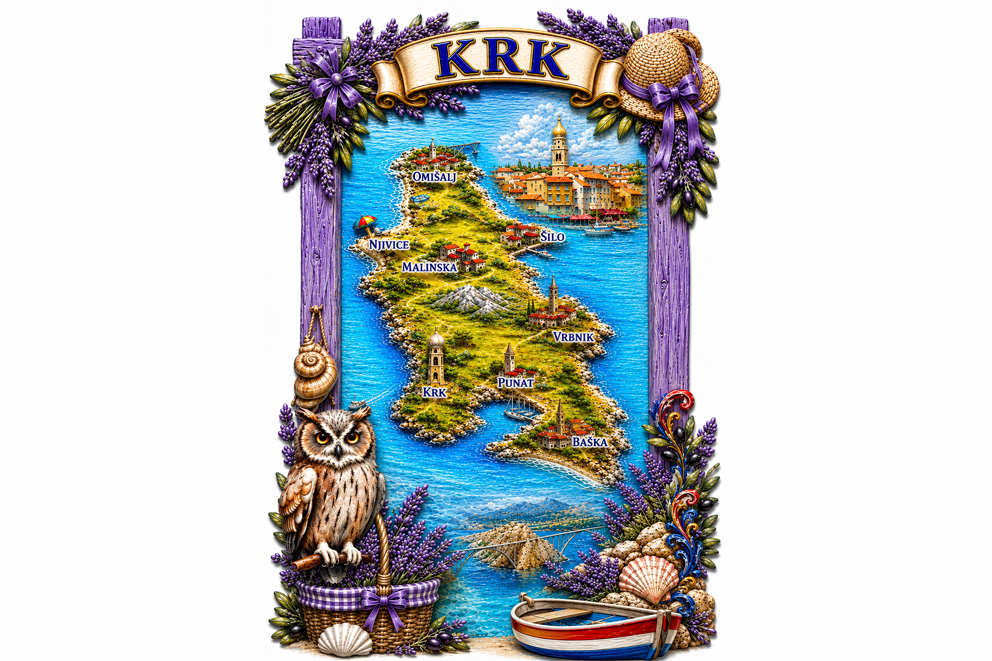 MAGNETE RESINA 3D RILIEVO KRK
