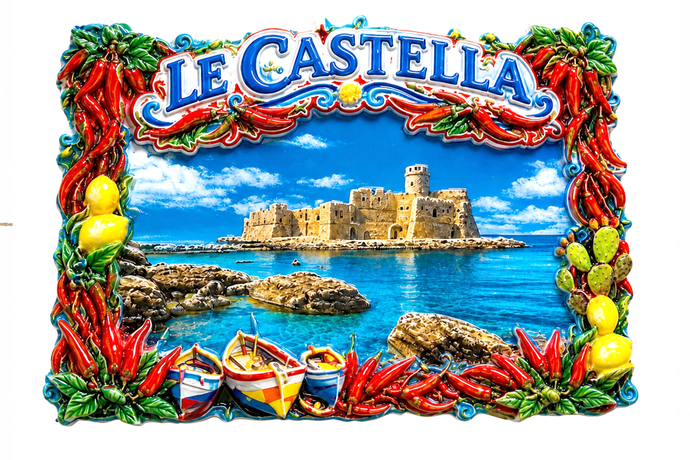 MAGNETE RESINA 3D RILIEVO LE CASTELLA