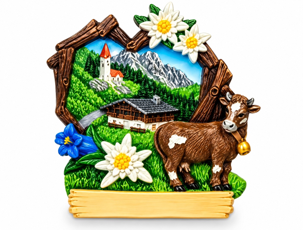 MAGNETE RESINA VEDUTA MONTAGNA