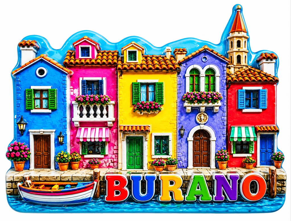 MAGNETE RESINA CASE BURANO