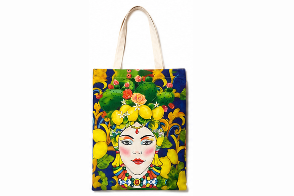 BORSA JUTA STAMPATA 2 LATI 37*32 CM
