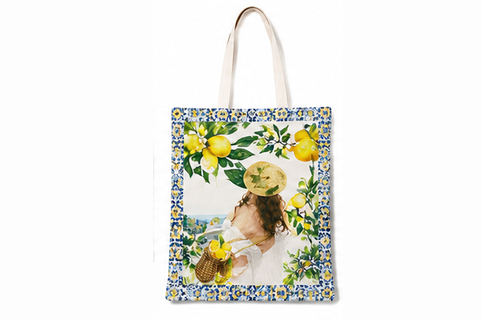 BORSA JUTA STAMPATA 1 LATI 37*32 CM