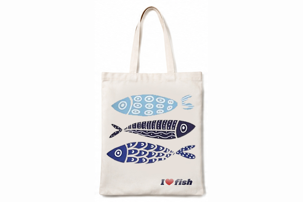 BORSA JUTA STAMPATA 1 LATI 37*32 CM