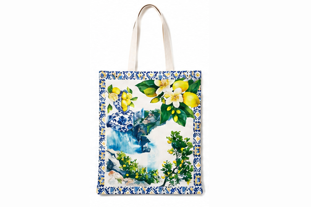 BORSA JUTA STAMPATA 1 LATI 37*32 CM