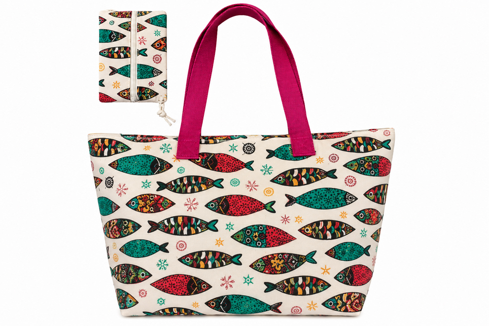 BORSA MARE CON BORSELLINO 55*37*17