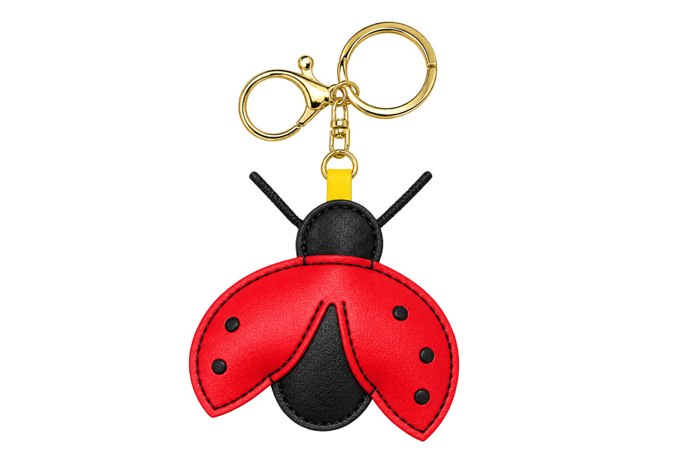 PORTACHIAVI PVC COCCINELLA