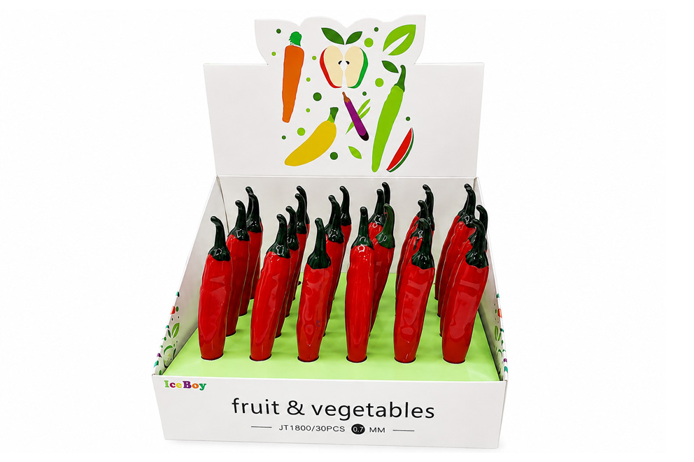 PENNA PLASTICA PEPERONCINO CF 30 PCS