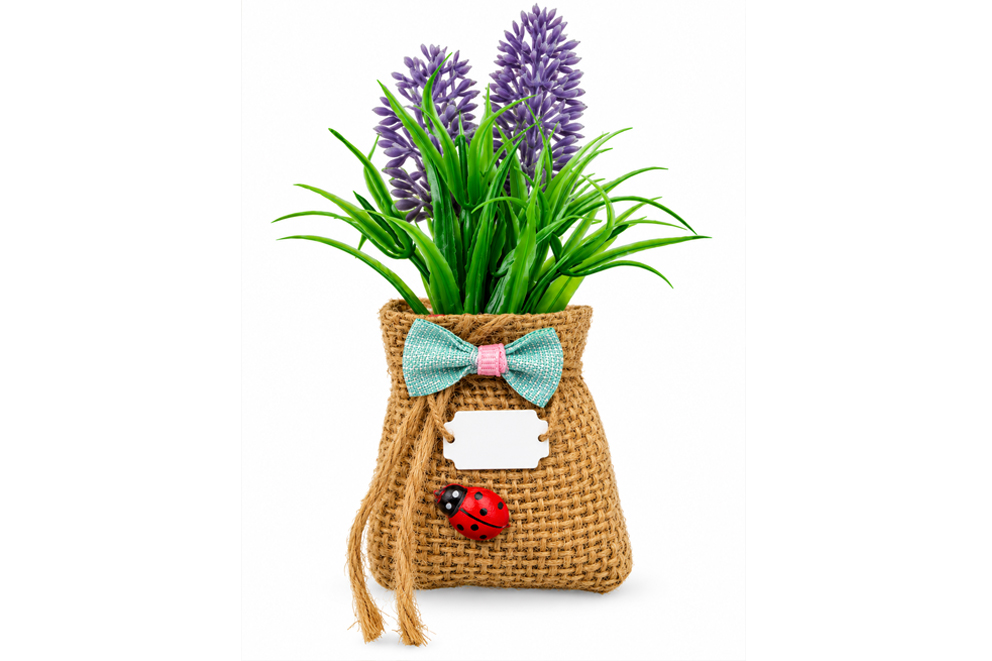 MAGNETE RESINA SACCHETTO LAVANDA