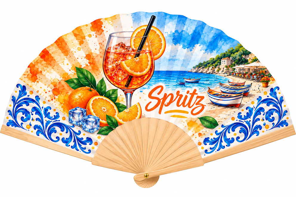 VENTAGLIO PLASTICA CM 23 SPRITZ